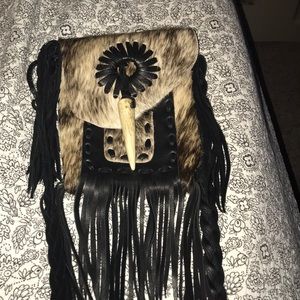 Jimmi Wz Speckled Cowhide Crossbody Bag